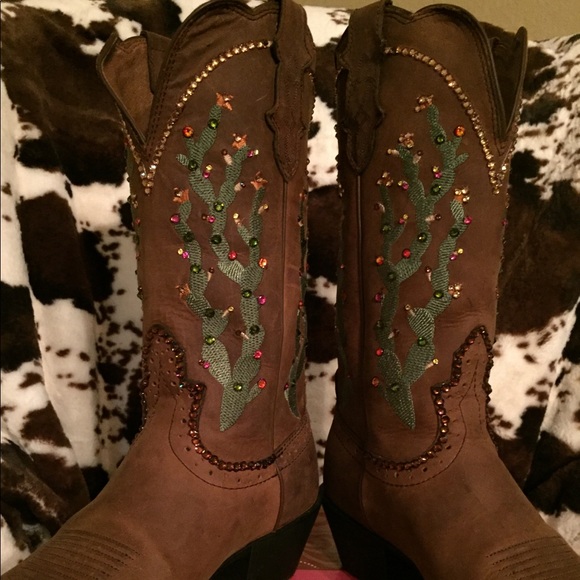 Justin Ladies Western boots - Picture 1 of 8